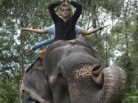 Atop Mada the Elephant